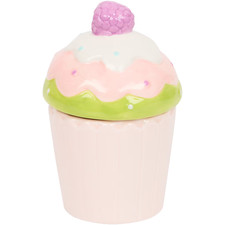 bougie parfumée dans un pot de céramique cupcake parfum floral sucré