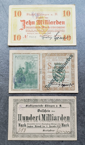 Allemagne lot billets notgeld - billets,