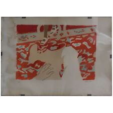 Lithographie  signée François Bret