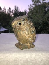 Chouette Hibou Brûle Encens Bronze 