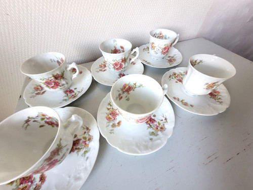 Rare service tasses - 6,