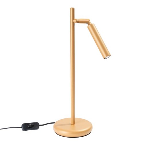 Lampe poser acier doré - poser,