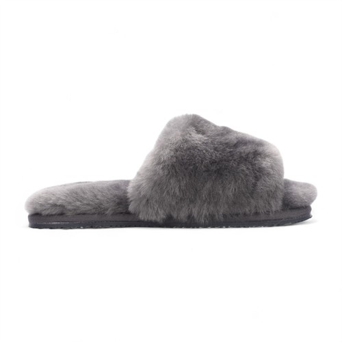Femmes chaussons peau de - femmes, en