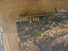 Peinture sur toile a l'huile 