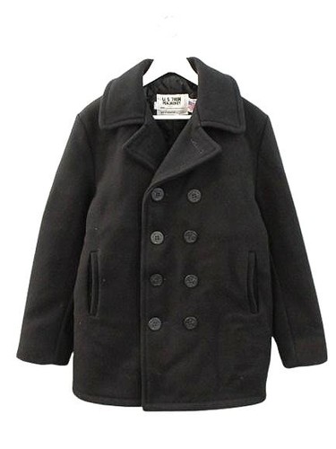 Schott 740n black - black, wool