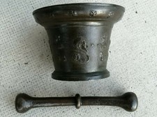 Ancien mortier bronze