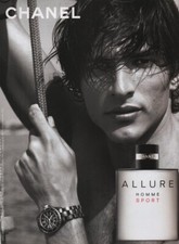 Publicité papier Parfum. Perfume ad. Allure Homme Sport de Chanel 2004 France 