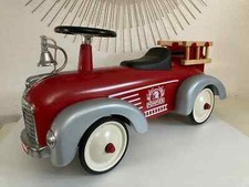 3 ⚜️ Jouet Voiture Porteur Véhicule Camion de Pompier Baghera en Métal Rouge  ⚜