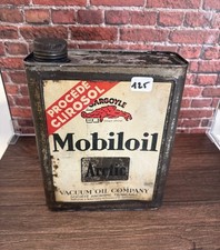 RARE Bidon d'huile MOBILOIL