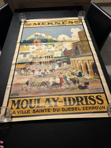 Affiche ancienne originale - ancienne,