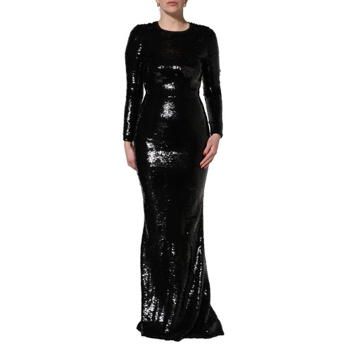 Robe noire moulante - sirène, à