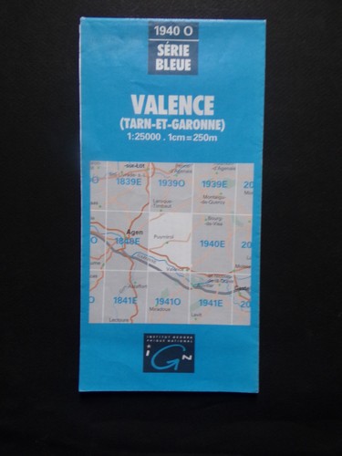 Carte ign série bleue - ign,