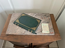 Ancien Couverture Cuir Lisse