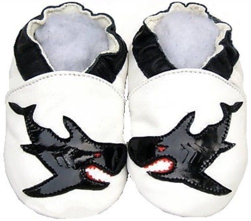 Chaussons cuir souple - chaussons,