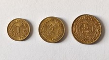 Lot 3 monnaies 1/2/5 Francs