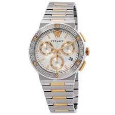 Versace Greca Logo Chronograph