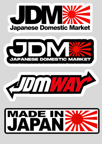 Stickers xxl vinyle jdm - vinyle, "