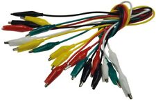 Set De Câbles De Test Avec Des Pinces Crocodile Câble De 45Cm 10-Pièces