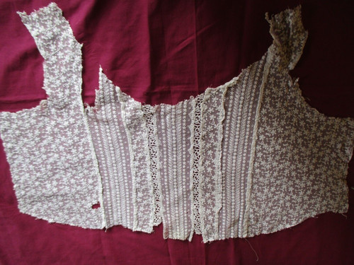 Partie corsage dentelle - partie,