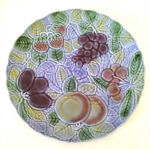 Grande assiette barbotine