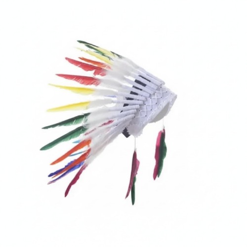 Coiffe plumes bohémien - plumes,