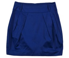 Jupe Karen Millen US8 plissée à bulles pour femmes large bande bleu royal EU-40