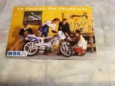 brochures publicitaire MBK mobylette magnum rock racing