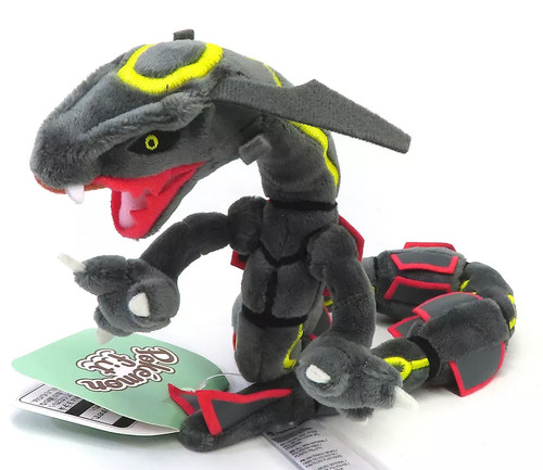 Peluche noire rayquaza pokemon - peluche,
