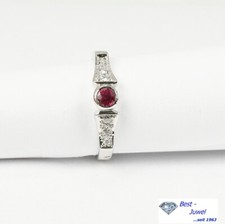 Bague En Or Blanc 585 14