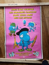 Affiche publicitaire vintage FDJ – Morpions Européens 5F – Série limitée