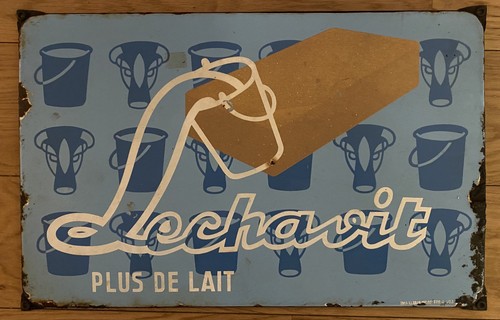 Rare plaque émaillée