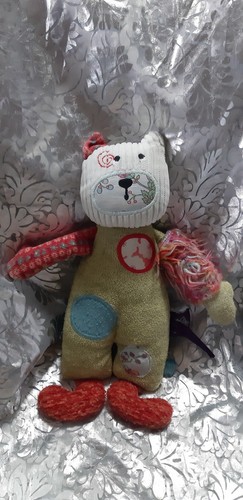 Doudou peluche chat moulin - doudou,