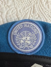 Béret bleu type onu - onu, /