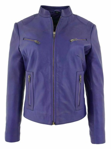 Veste classique cuir - veste, en