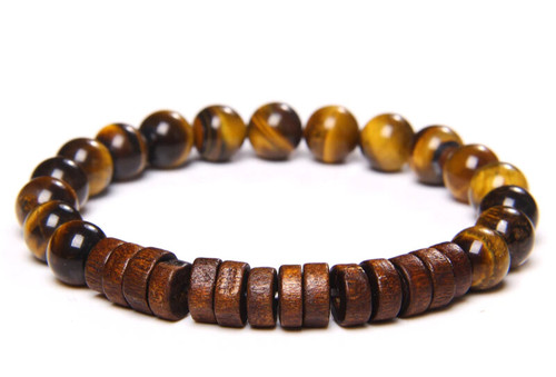 Bracelet perles œil - de, de