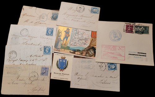 Lot ancien documents des - de,
