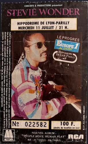 Billet concert steve wonder - billet,