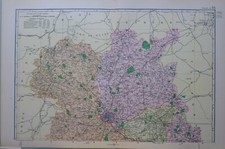 1895 Carte Nord Salop