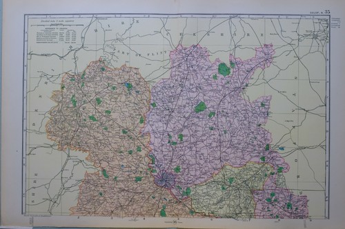 1895 carte nord salop - carte,