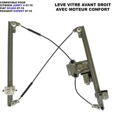 Lève-vitre Avant Droit avec Moteur pour Expert Jumpy Scudo (2007-2016) 9222HG