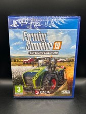 Farming Simulator 19 Édition Platinum (Sony PlayStation 4, 2019) Neuf