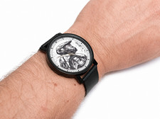 montre a quartz homme halo