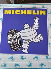 plaque emaillee michelin double face