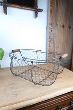 Panier vintage en métal et