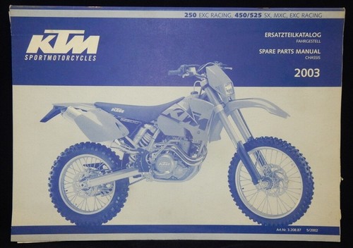Catalogue ktm ersatzteikatalog - catalogue,