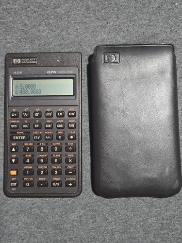 Hewlett packard 42s rpn - hewlett,