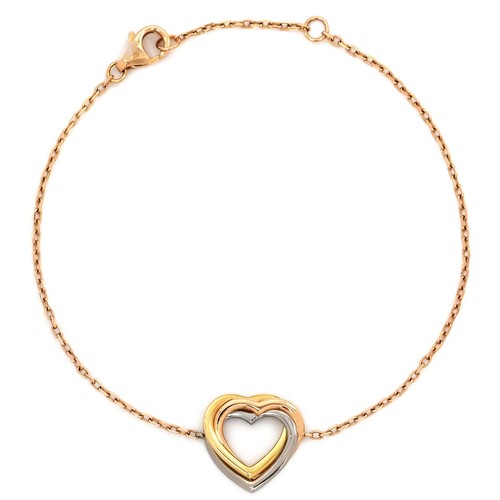 Bracelet cartier trinity - trinity, coeur