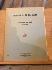 Eduardo S. de la Maza Campanas del Alba partition guitare Union Musical Espanola