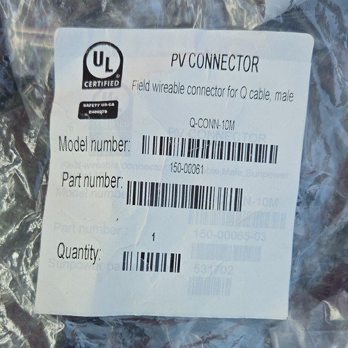 Connector male for - connector,