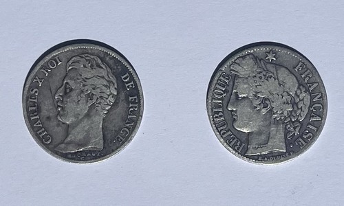 Franc france argent lot 2 - 1,
